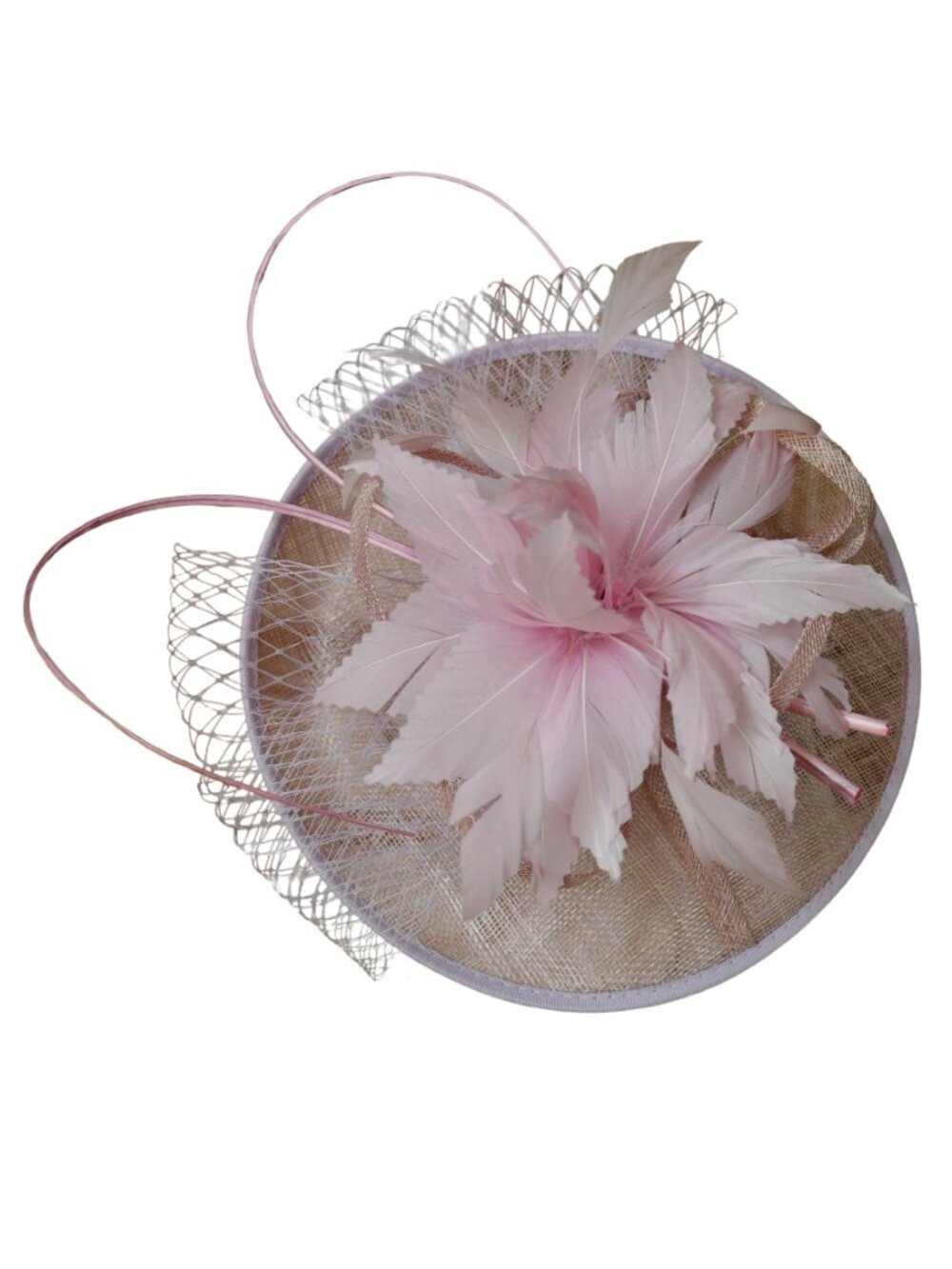 Lavender Fascinator - Picture 2 of 3